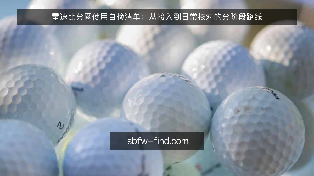 雷速比分网使用自检清单：从接入到日常核对的分阶段路线